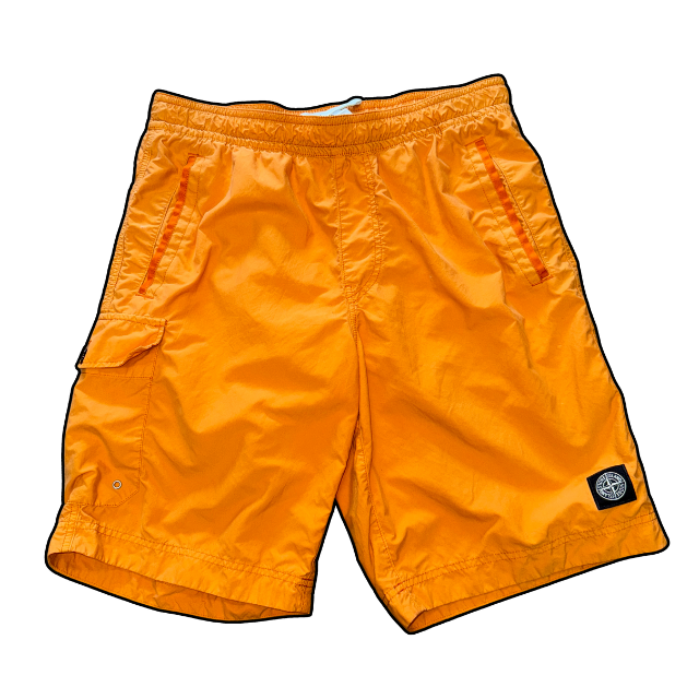 Stone Island Swim Shorts Orange - M