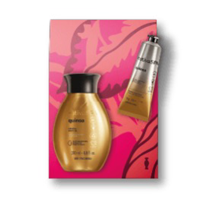 Coffret Nativa Spa Quinoa - creme de mão e óleo hidratante