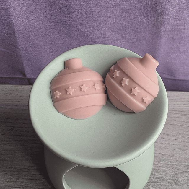 Boule de noël - lots de 2 fondants parfumées