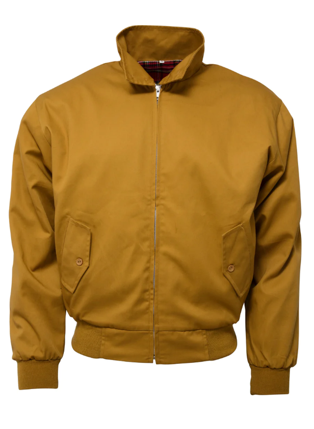 Relco London Harrington Jacket - Mustard