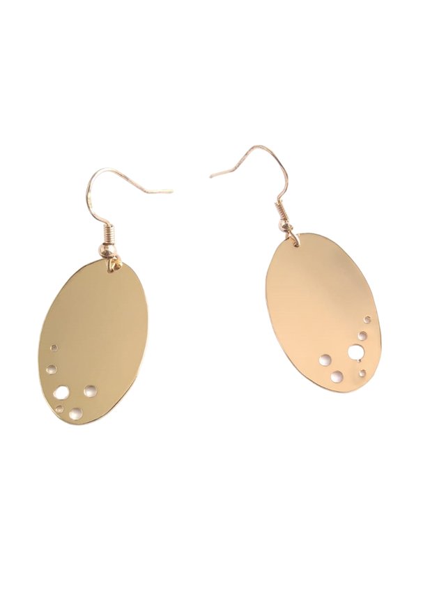Boucles d'oreilles Eleanor plaqué or