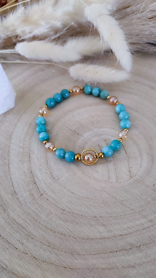 Bracelet "Colères" Amazonite