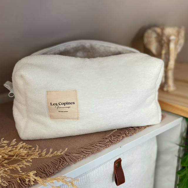 La trousse de toilette Blanche