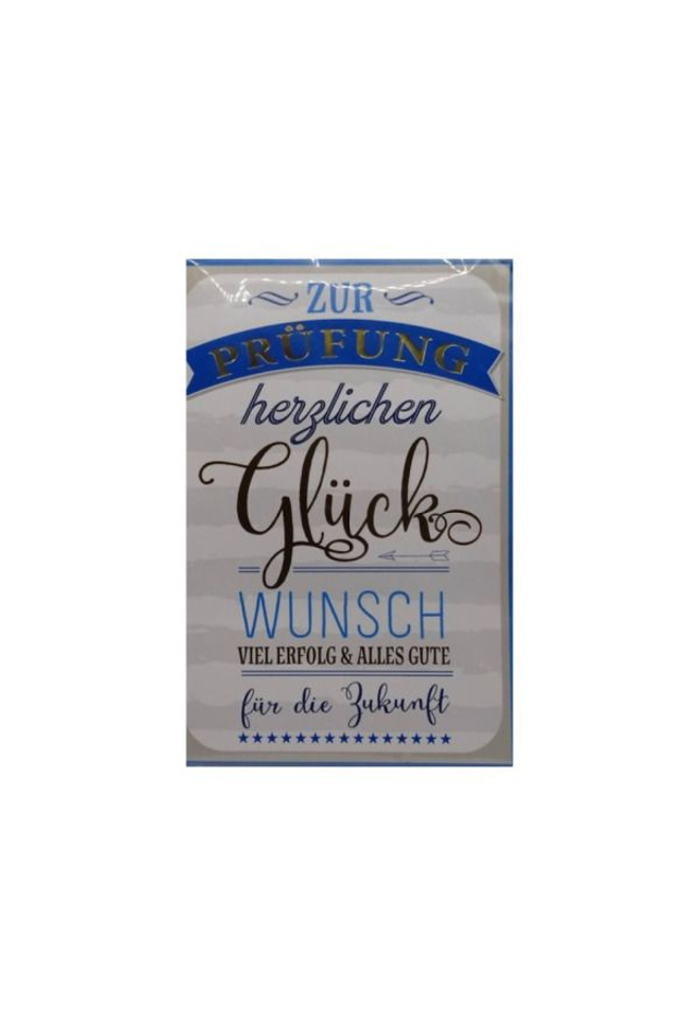 Prüfungskarte - Zur Prüfung herzlichen Glückwunsch 01