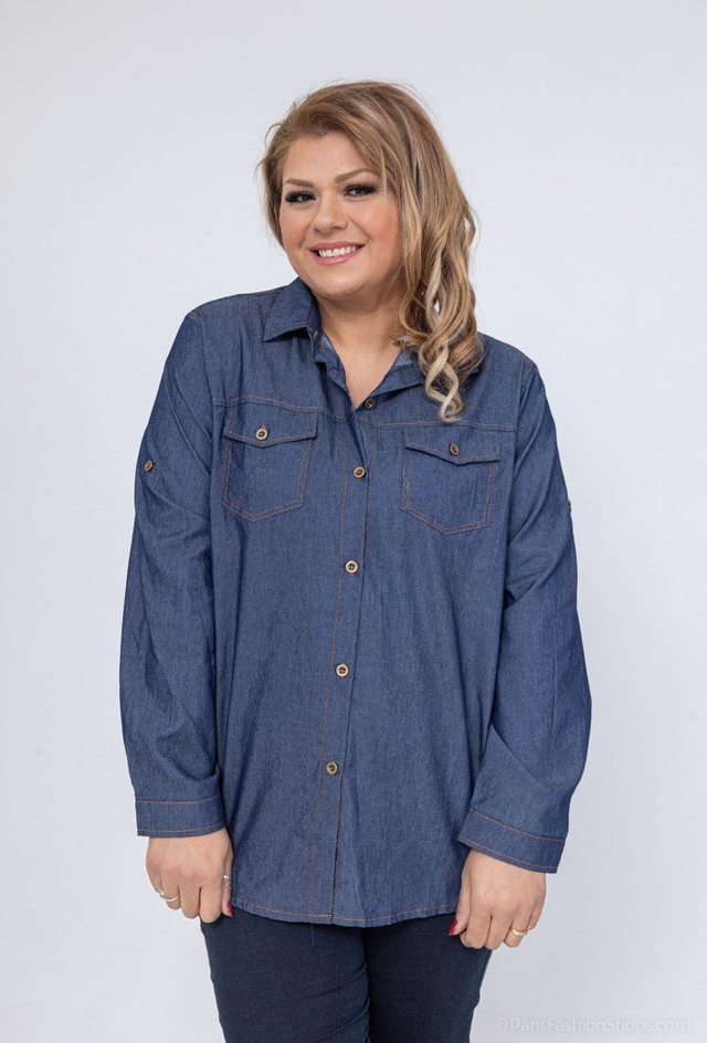 Chemise jeans