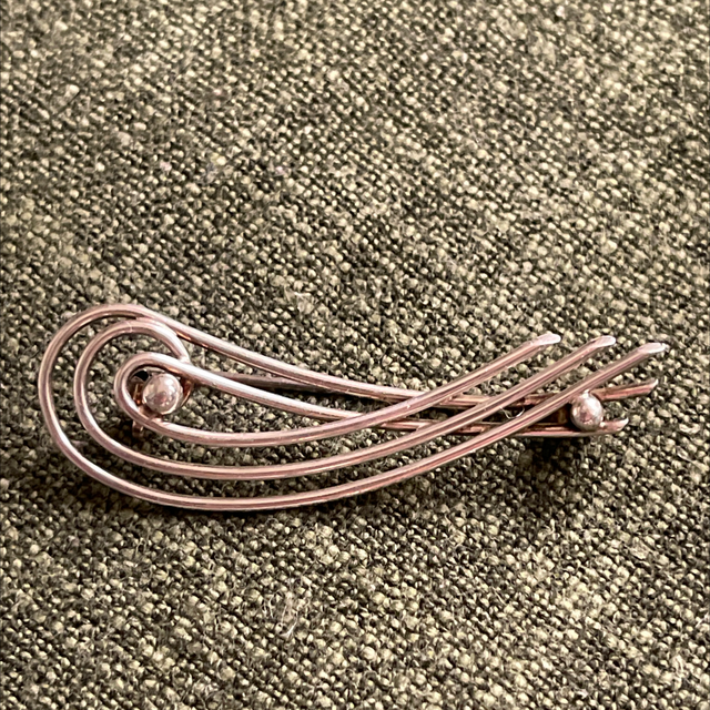 Mid-Century Silber Nadel Brosche