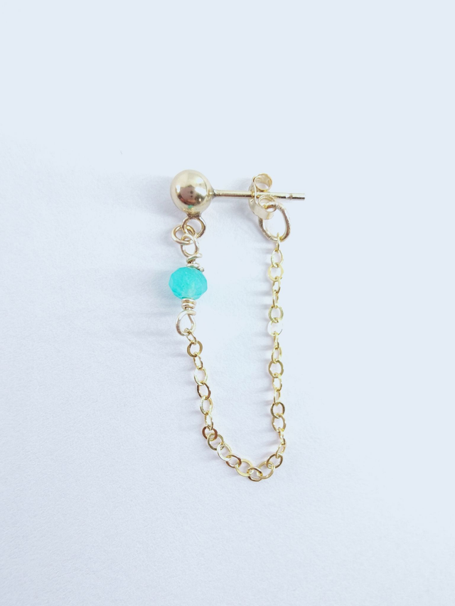 Boucles d&#039;oreilles Cygnus d&#039;Amazonite