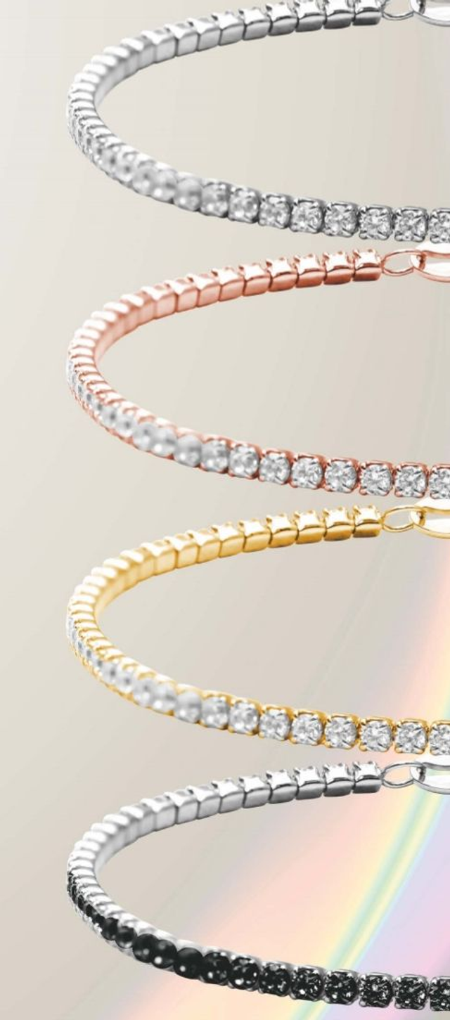 bracciali tennis in argento 925