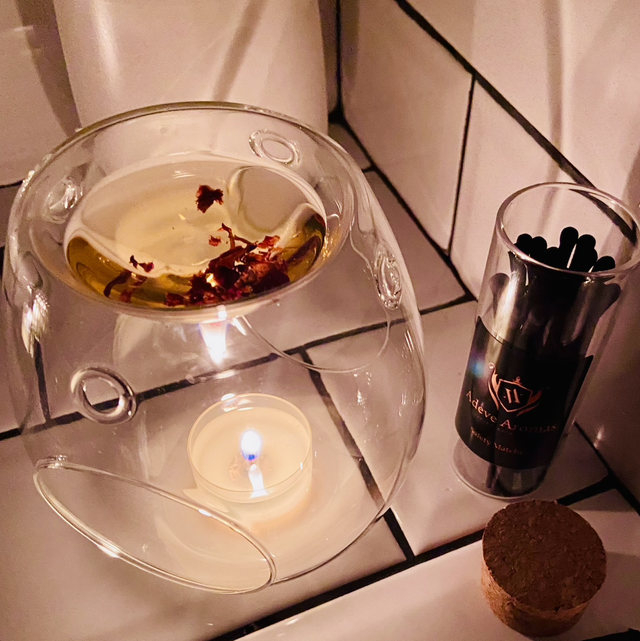 Iridescent Glass Hand Blown Wax Burner