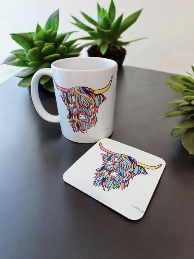 The Coo Mug and Coaster Set
