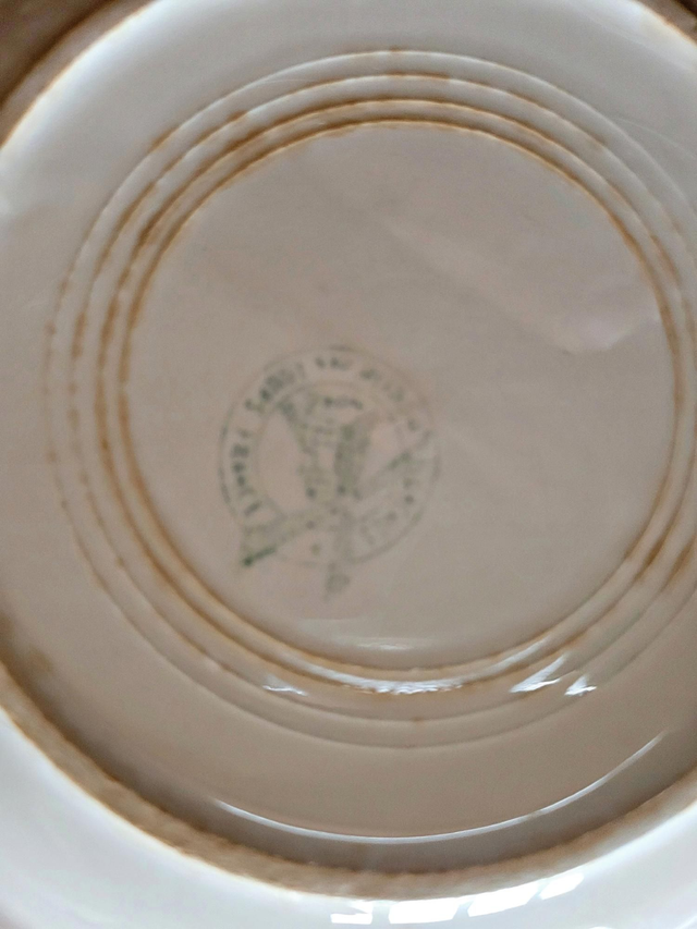 X Assiettes creuses Moulin des Loups Orchies modèle Nappe jaune