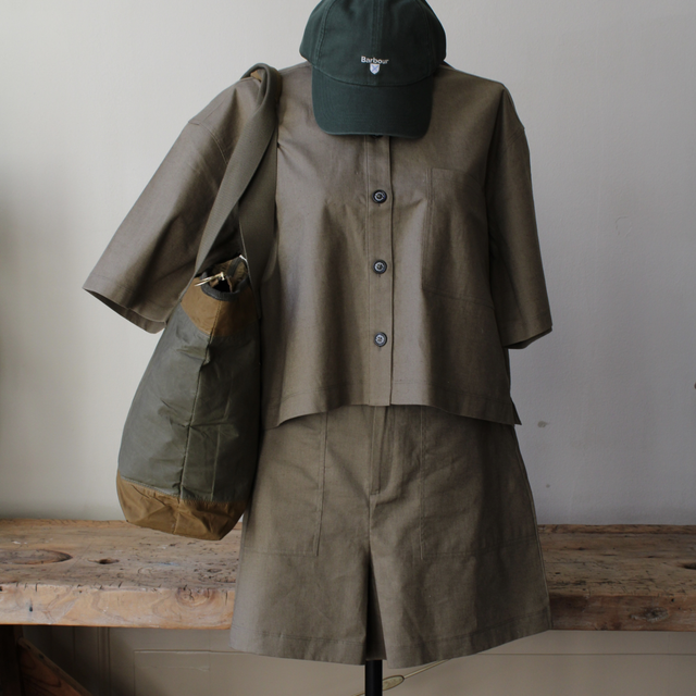 Barbour Cary Shorts Dusky Green 