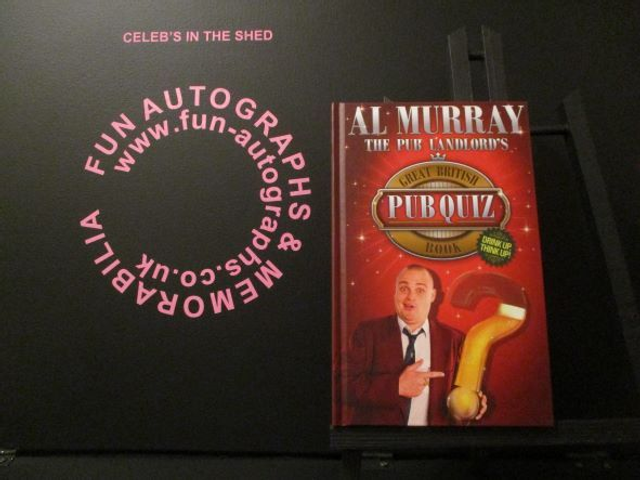 Al Murray 'The Pub Landlord's Great British Pub Quiz' Authentic Autographed Hardback Book