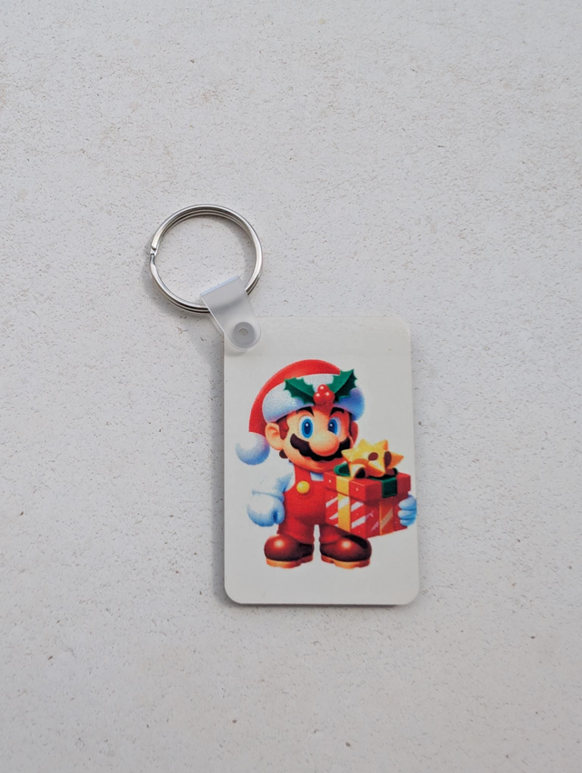 Portes clés sublimation Mario 