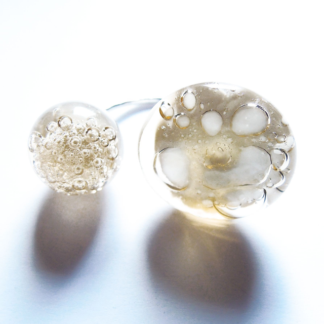 Bagues 2 sphères ou 1 sphère / 1 plateau