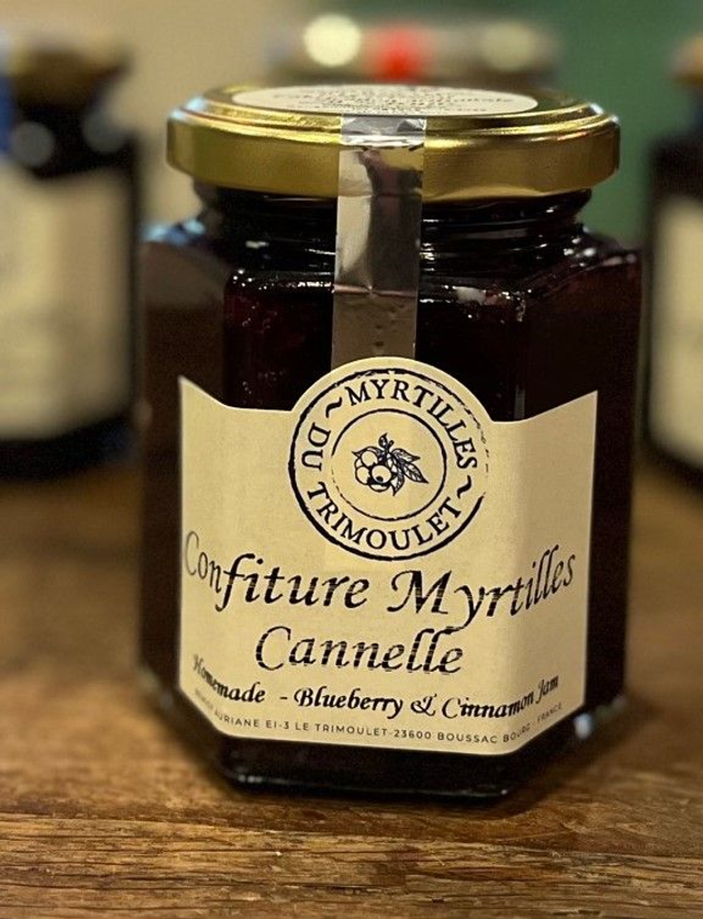 Confiture myrtilles &amp; cannelle