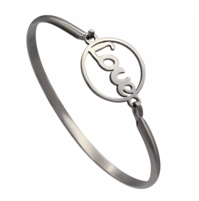 &#039;Love&#039; Bangle