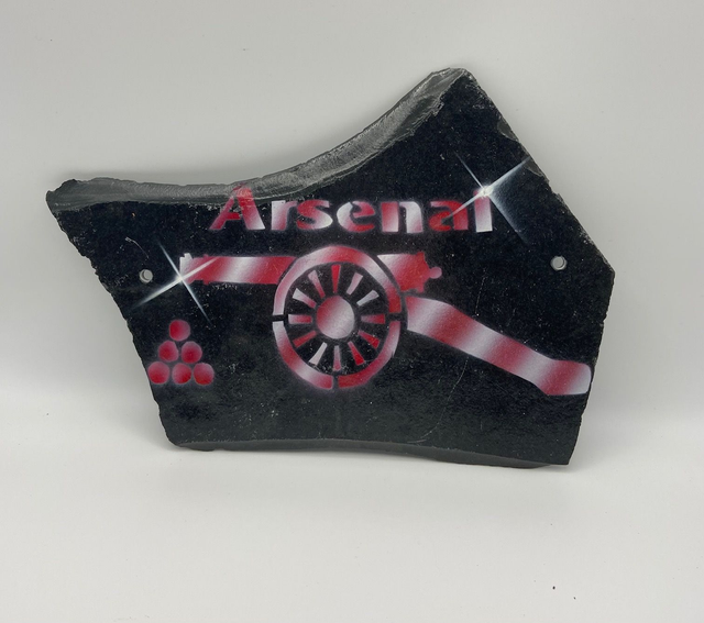 AIR BRUSHED ARSENAL PLAQUE