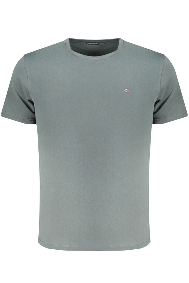 NAPAPIJRI T-SHIRT MANICHE CORTE UOMO VERDE