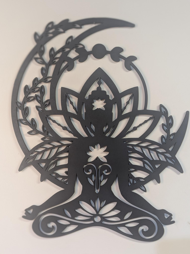 Bouddha sur son Etoile Lotus