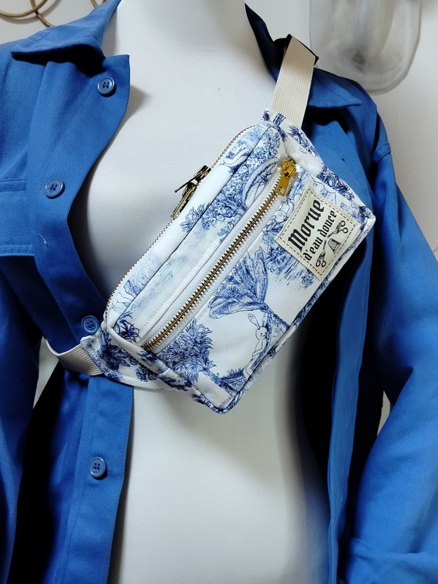 sac banane Pockette  toie de Jouy lapin 
