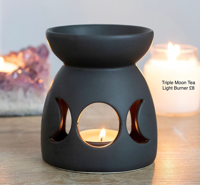 Triple Moon Tea Light Burner 
