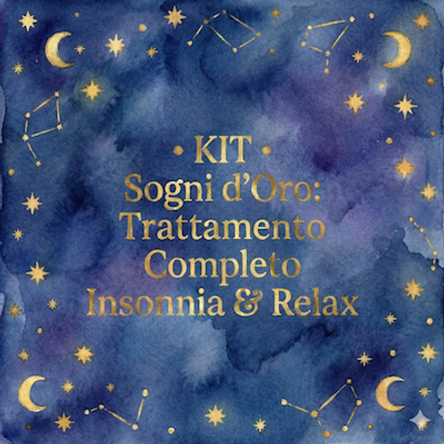 KIT • Sogni d'Oro: Trattamento Completo Insonnia &amp; Relax