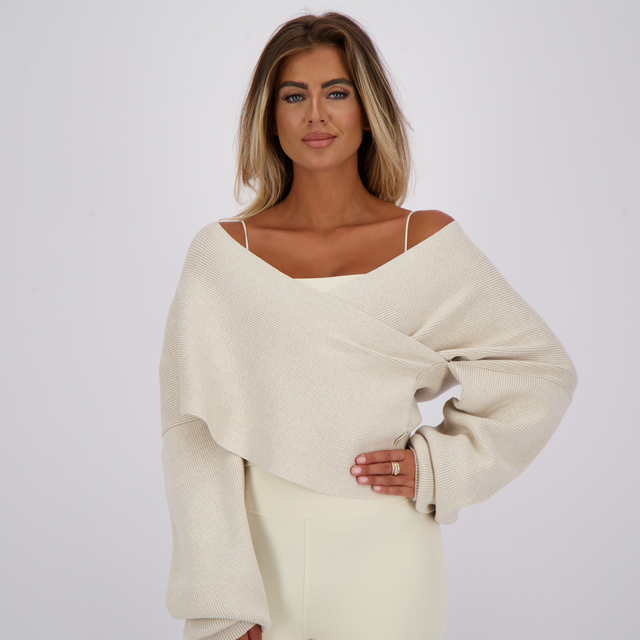 Reinders Savanna Knit Top Creme 