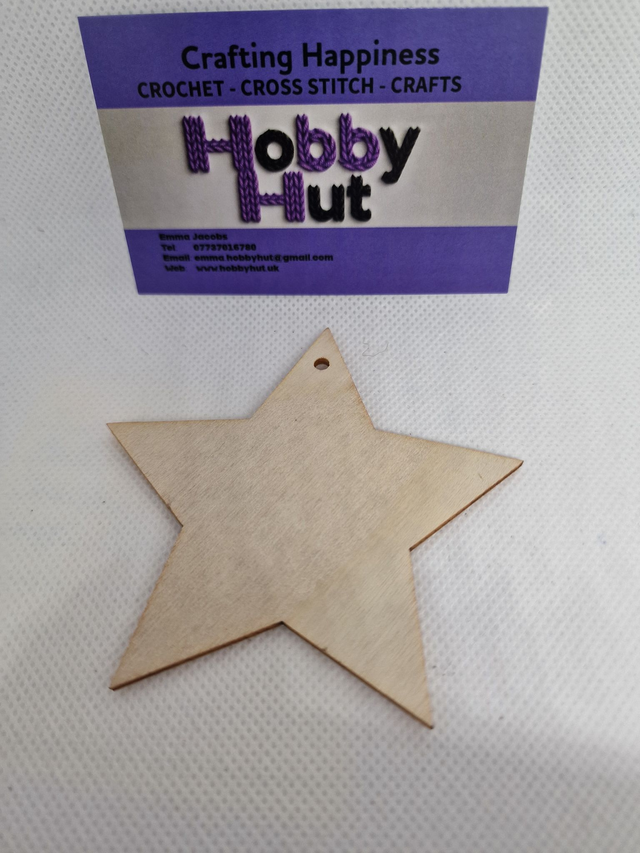 Paint-Your-Own Star Decoration