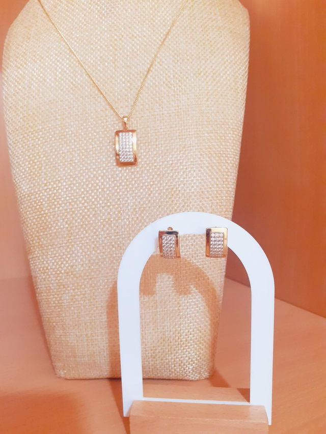 Ensemble Strass &amp; Gold