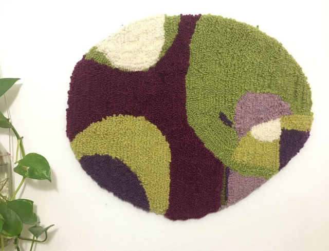 Tapisserie murale, décoration maison tuftèe main