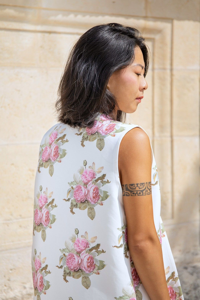 Alba - gilet long sans manches