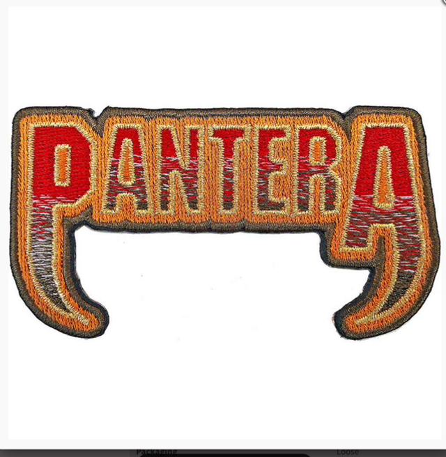 PANTERA STANDARD PATCH: FANGS LOGO