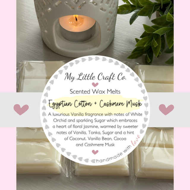 Egyptian Cotton & Cashmere Musk - Snap Bar Wax Melts