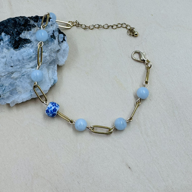 Bracelet ARIEL Aigue marine 