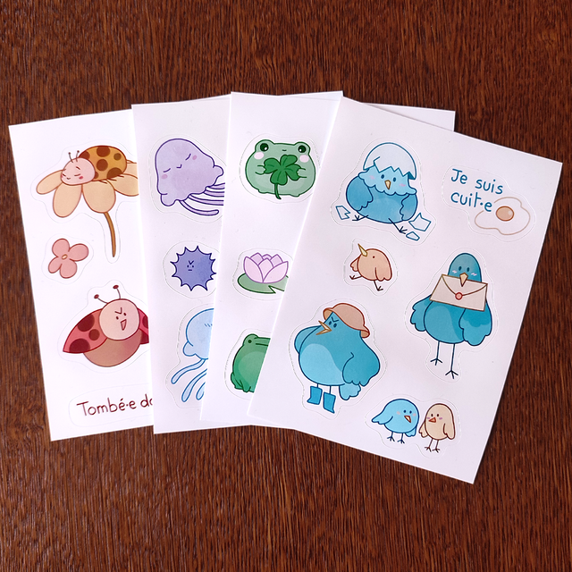 3-Lot de stickers