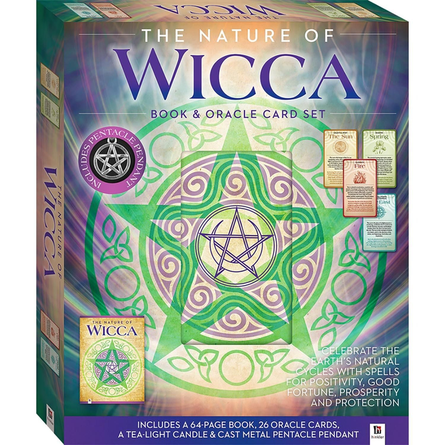 The Nature Of Wicca Book &amp; Oracle Card Set