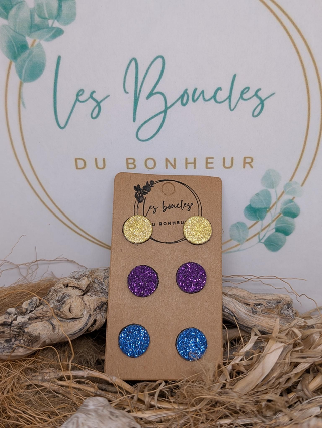 Lot de 3 paires de puces pu020