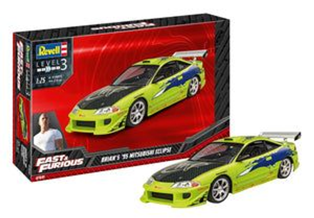 The Fast &amp; Furious: Brian&#039;s 1995 Mitsubishi Eclipse Model Kit