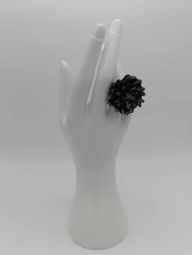 Bague en porcelaine froide Dahlia 