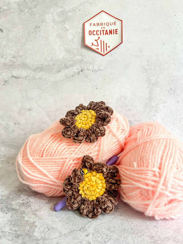 Patron crochet PDF – Petite fleur sans couture