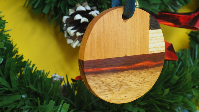 Boule de Noël Patchwork