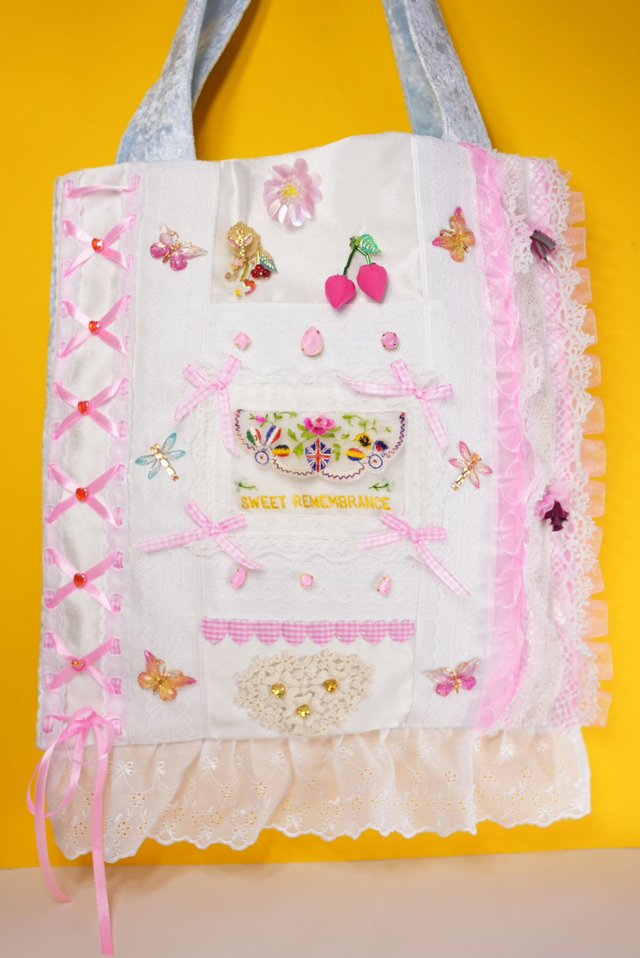  "Sweet Remembrance" Lace Tote Bag