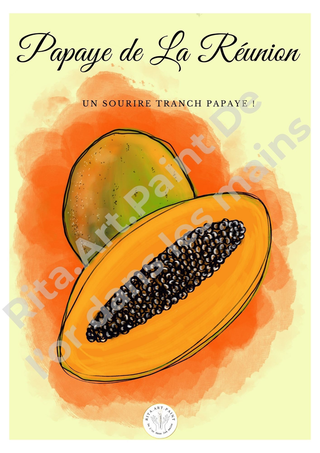 Un Sourire tranch papaye ! A3