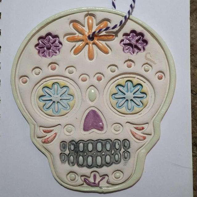 Big Mexican skull Halloween decoration