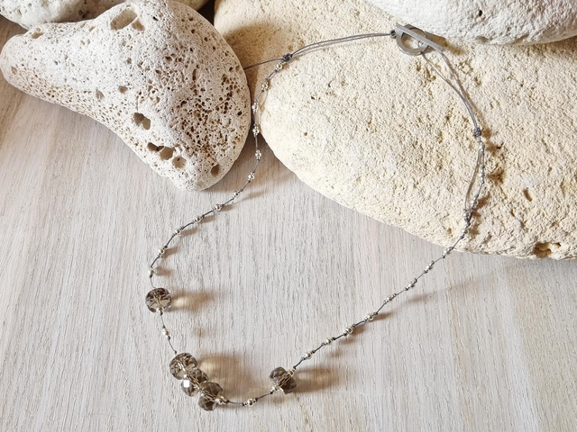 Collier court Key West argenté 