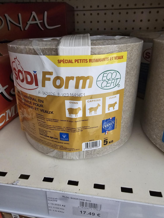 Block Sodiform sheep/ cow 5kgs