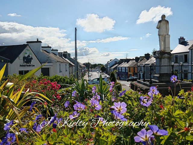 Summer at Teeling Street, Ballymote, County Sligo. 