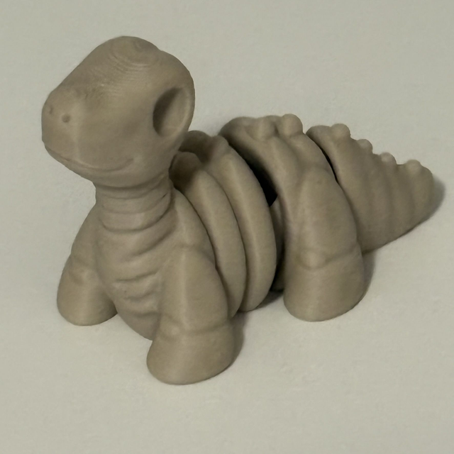 3D Printed Brontosaurus Skeleton Dinosaur