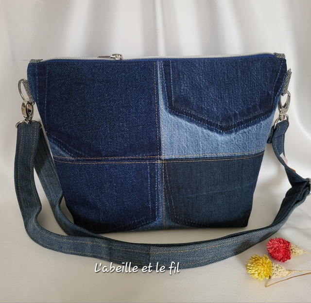 Sac à main bandoulière réglable &quot;Aubépine&quot;